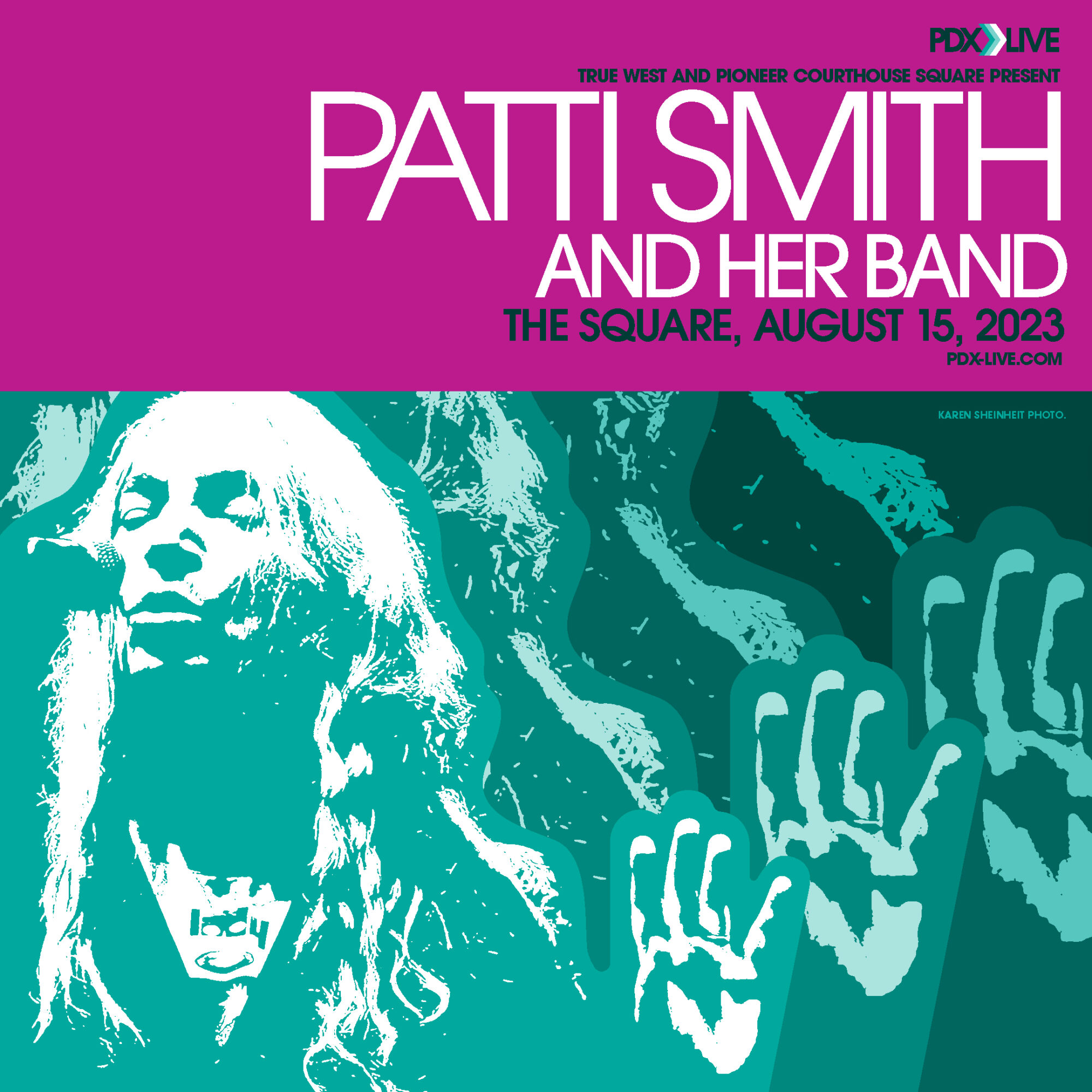 True West and The Square Present Patti Smith and her Band The Square